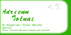 adrienn tolnai business card
